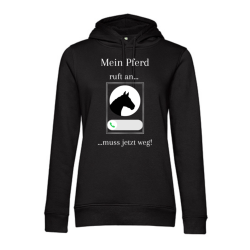 Hoodie "Mein Pferd ruft an..." – Bild 8