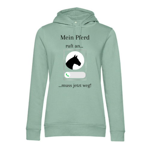 Hoodie "Mein Pferd ruft an..." – Bild 6